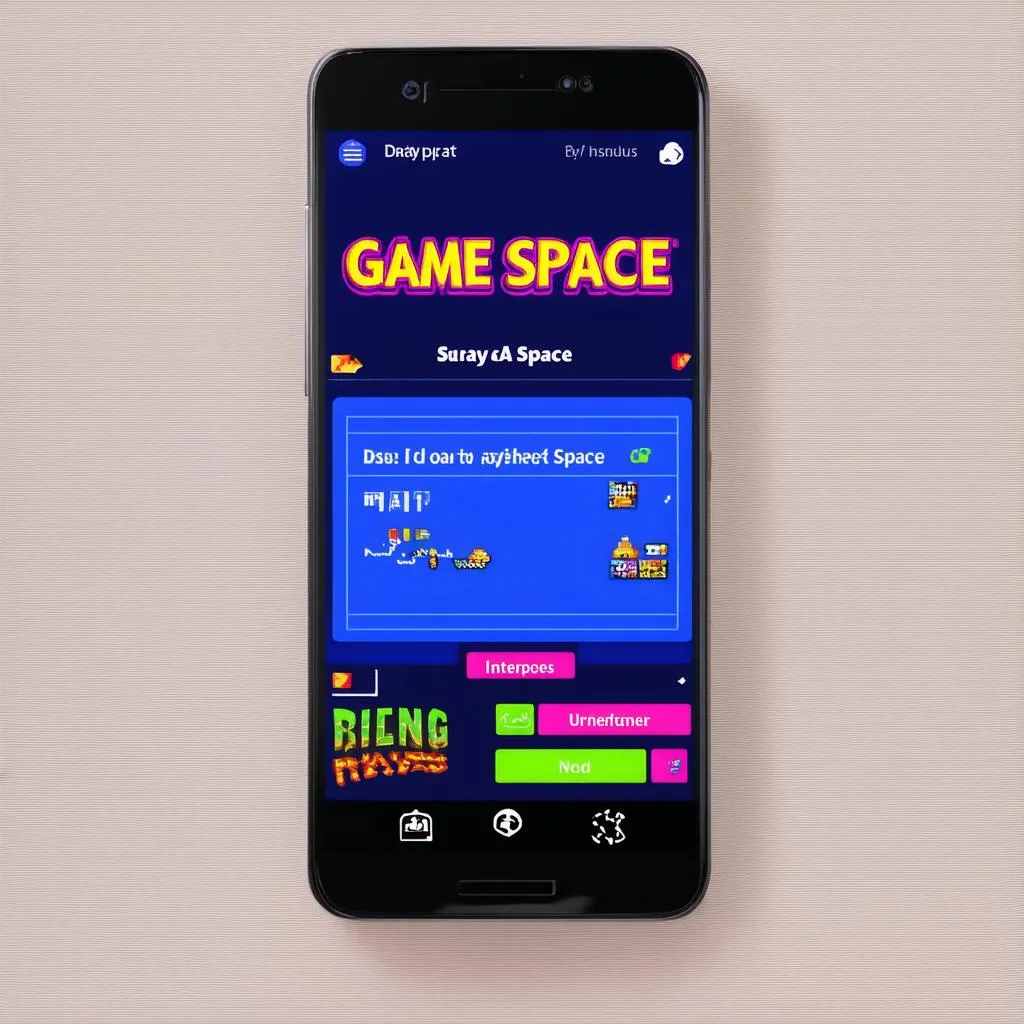 Game Space APK on smartphone