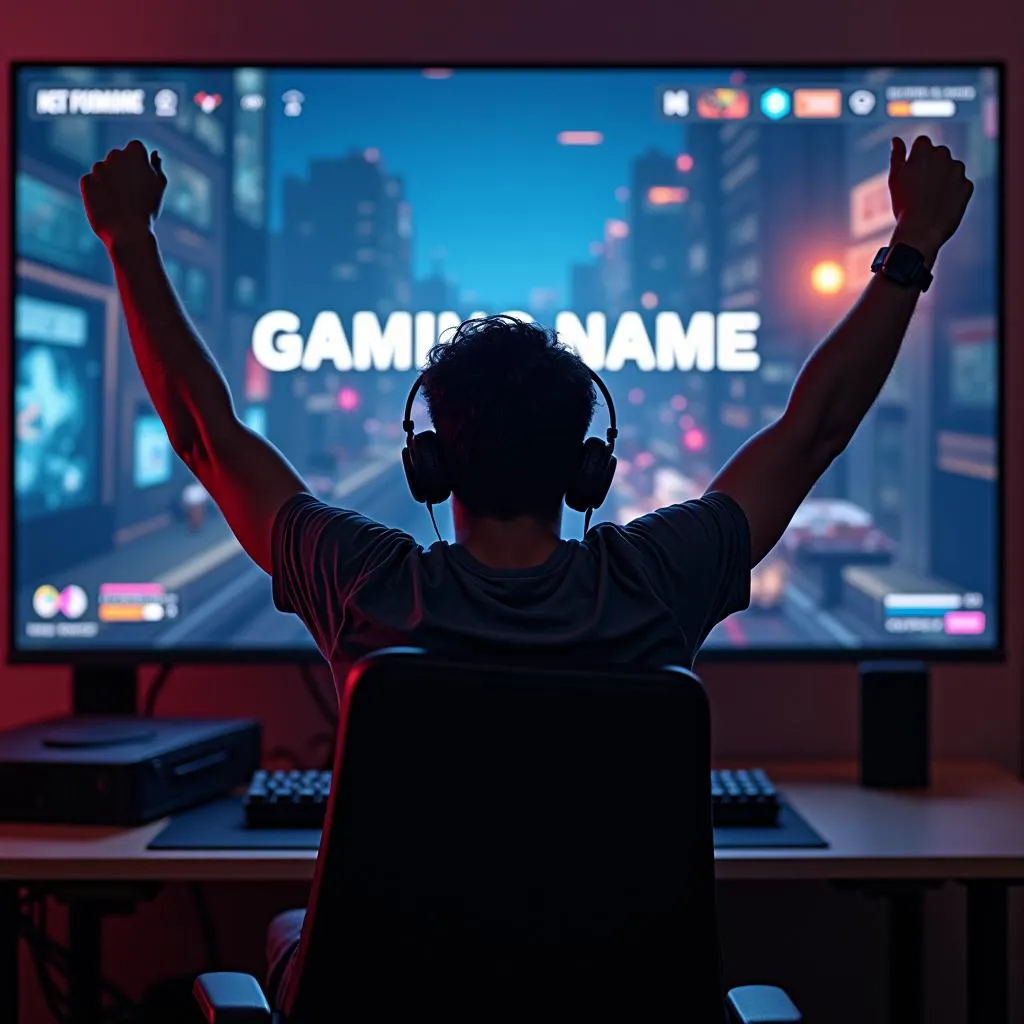 Gamer chiến thắng với tên hay