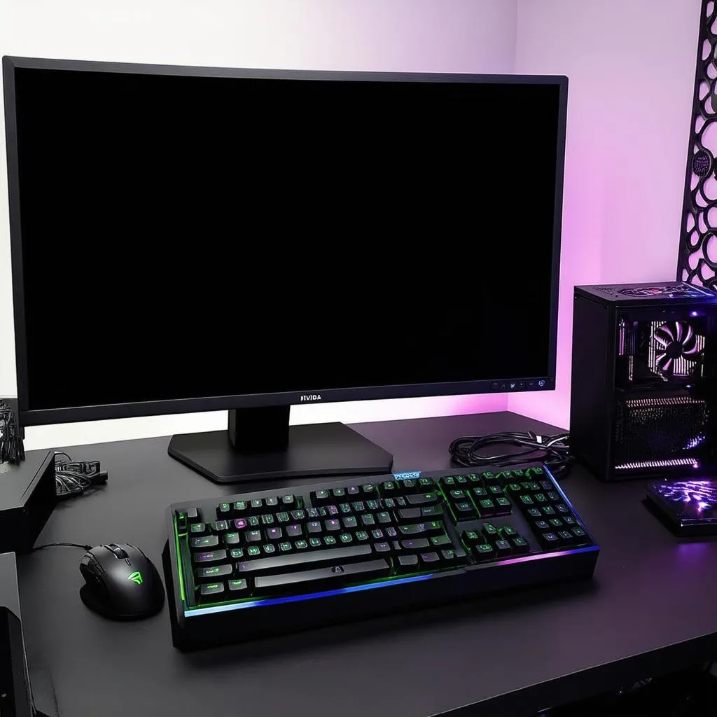 Gaming PC setup with NVIDIA GeForce GTX 980 Ti