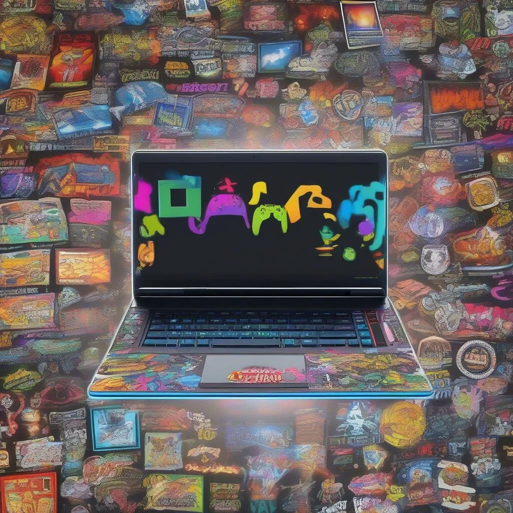 Gaming Stickers Laptop