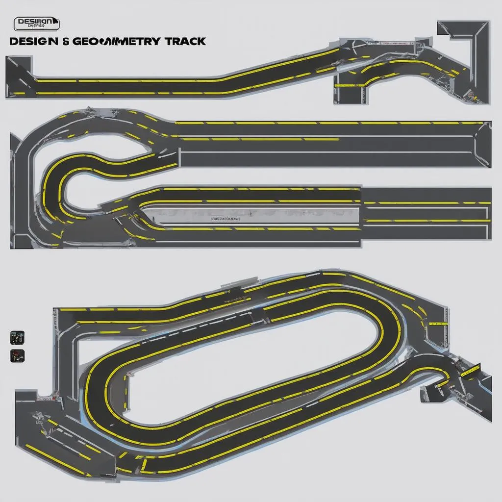 Thiết kế đường đua Geometry Track Game