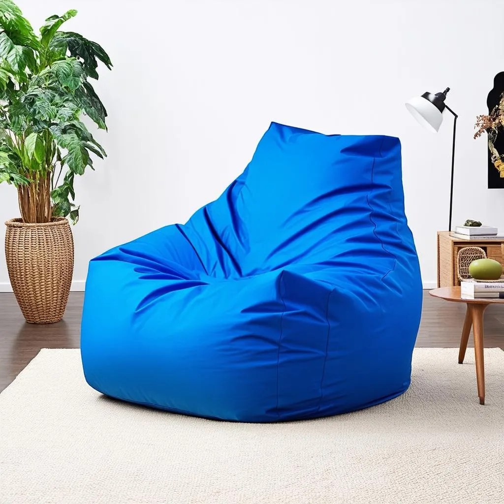 Ghế bean bag màu xanh dương