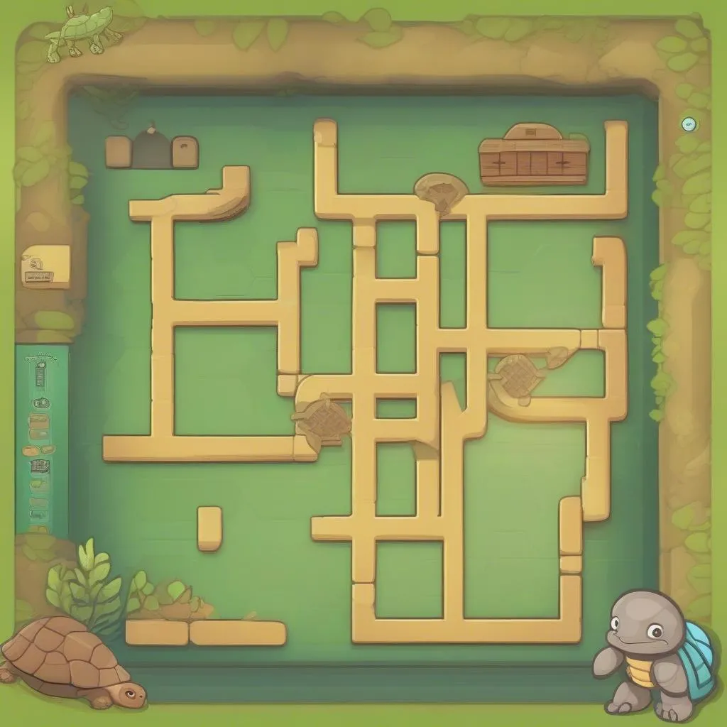 Giao diện trò chơi Little Turtle Game