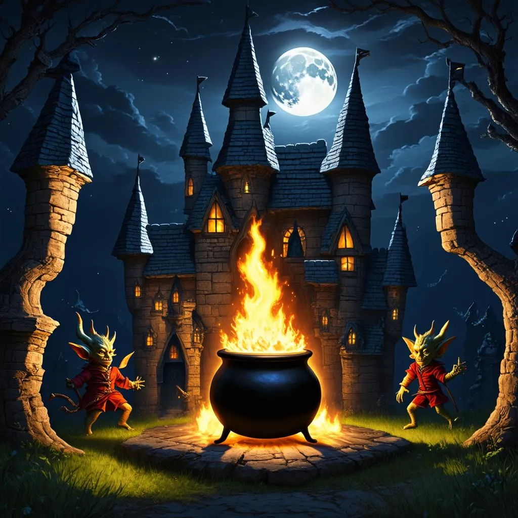 Goblin Castle Night