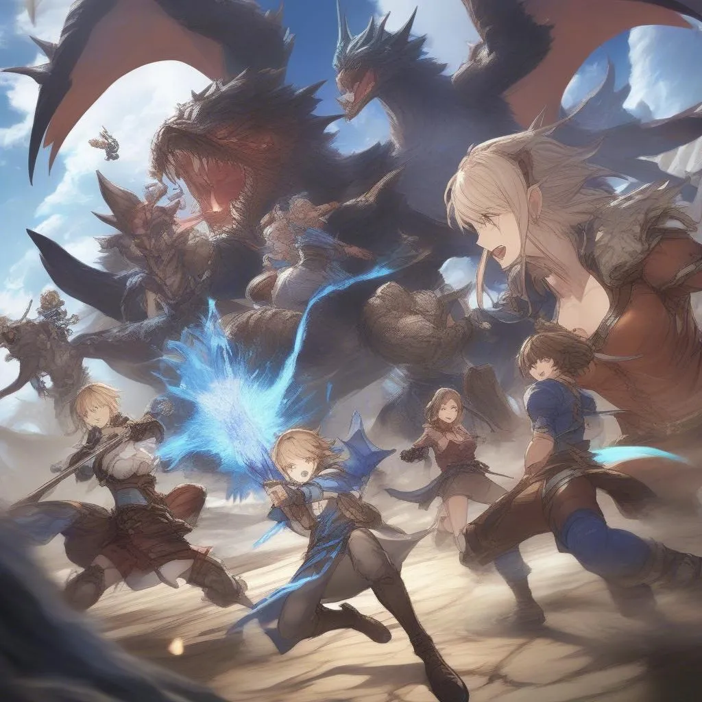 Trận chiến trong Granblue Fantasy