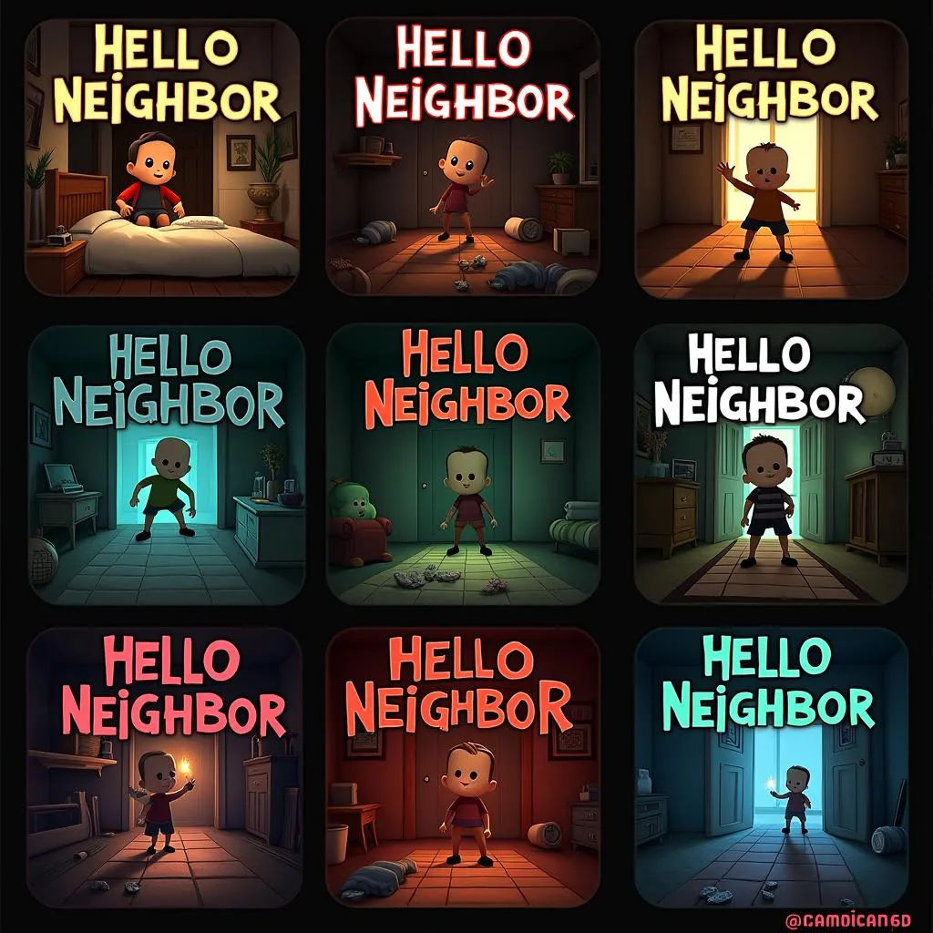 Các phiên bản game Hello Neighbor