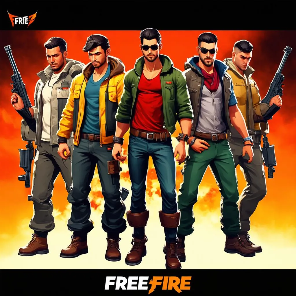 Hình ảnh Free Fire ngầu lừng