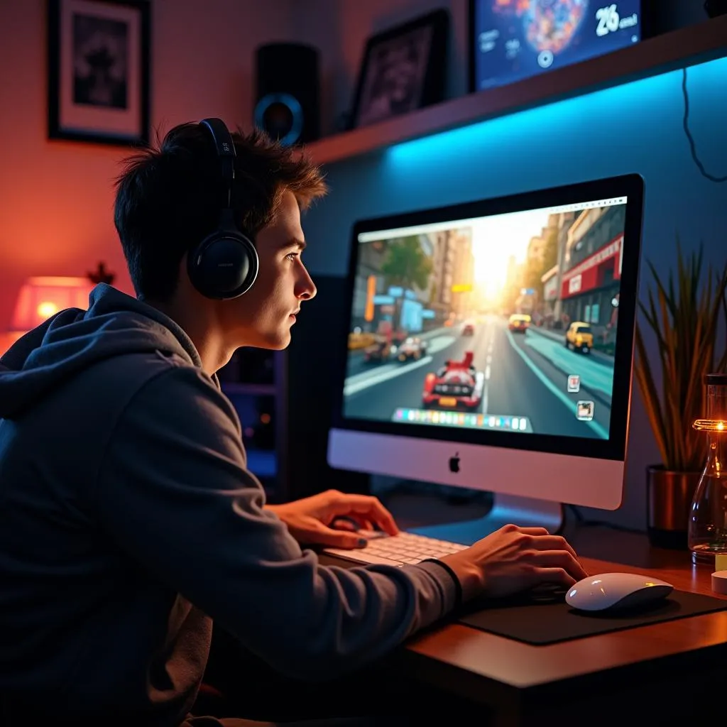 iMac chơi game mượt mà