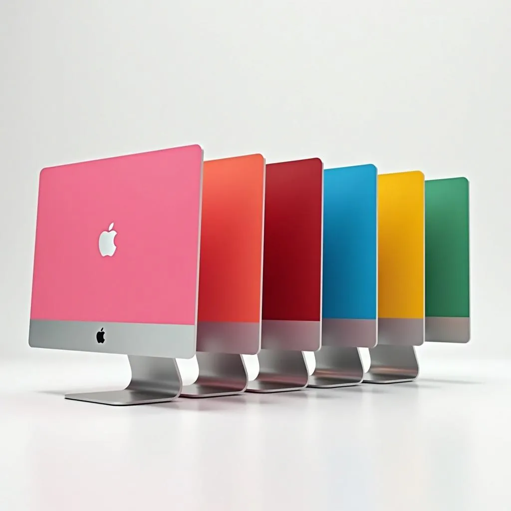 iMac với màu sắc đa dạng