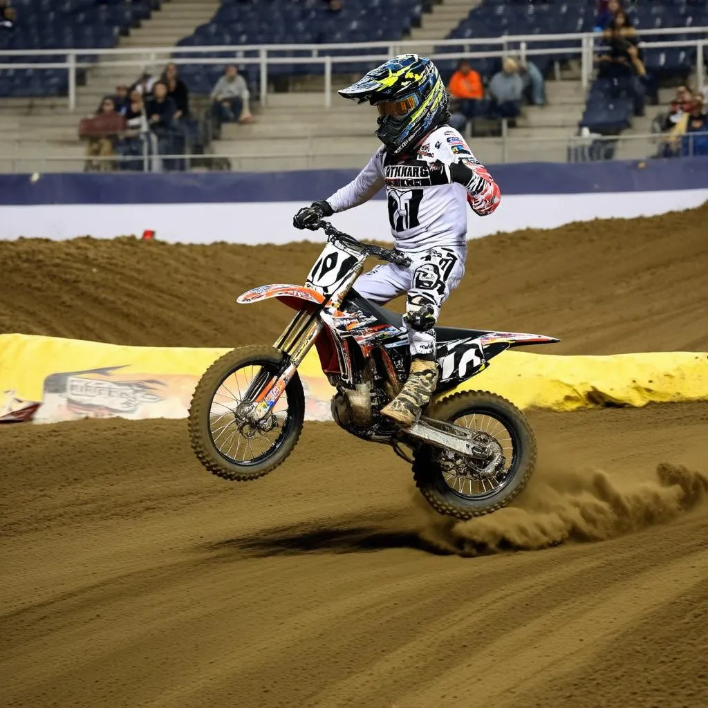 Jason Anderson trên đường đua Supercross