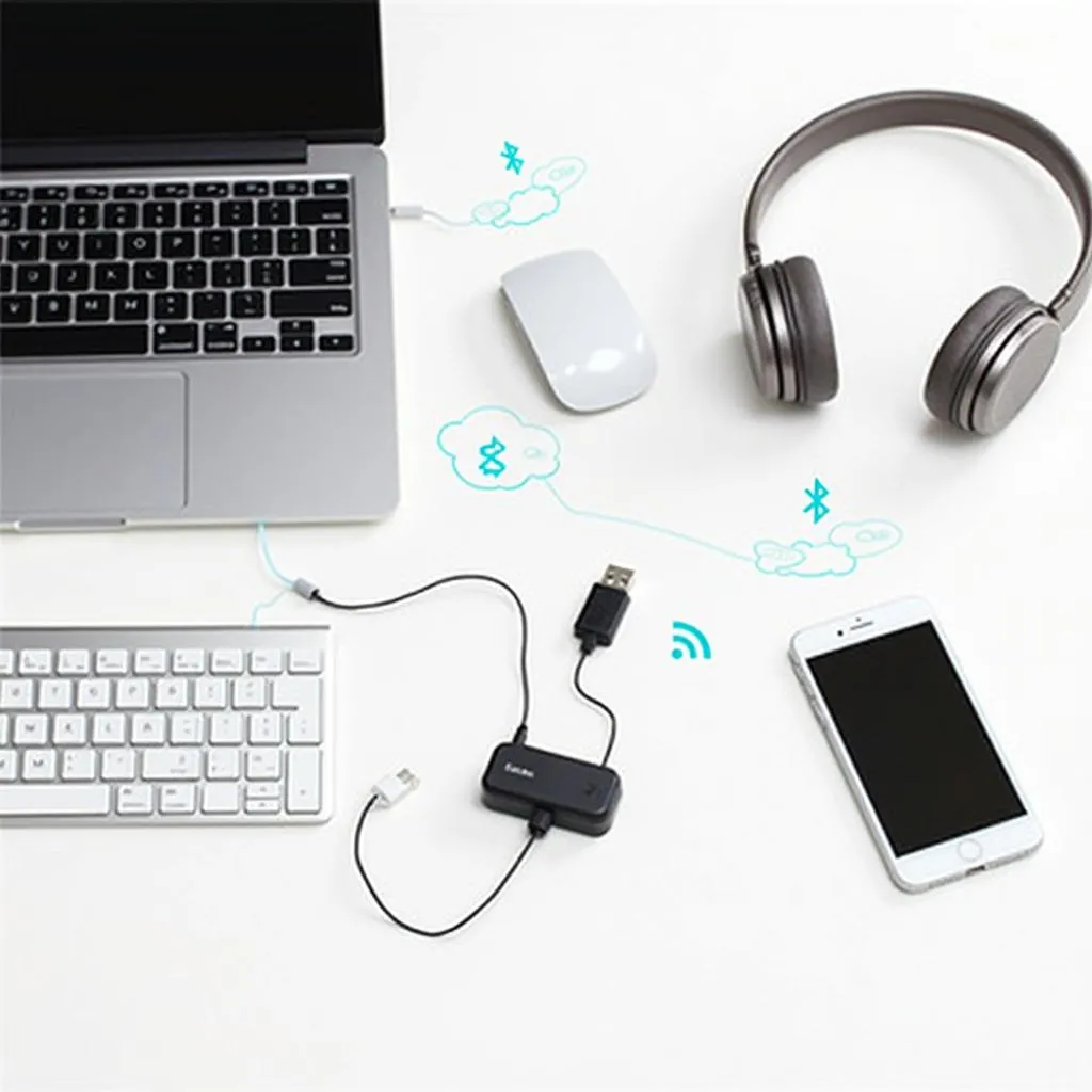 Kết nối nhiều thiết bị Bluetooth