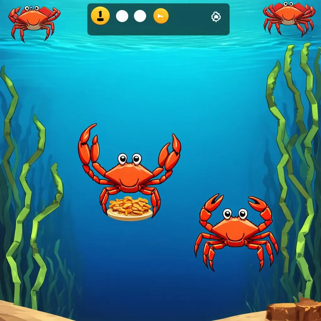 Playing King Of Crab Game 