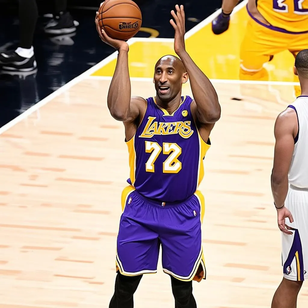 Kobe Bryant chơi bóng rổ