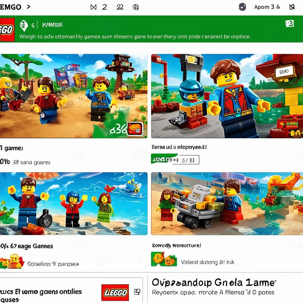 Lego games online: Những trò chơi đầy màu sắc, phiêu lưu kỳ thú