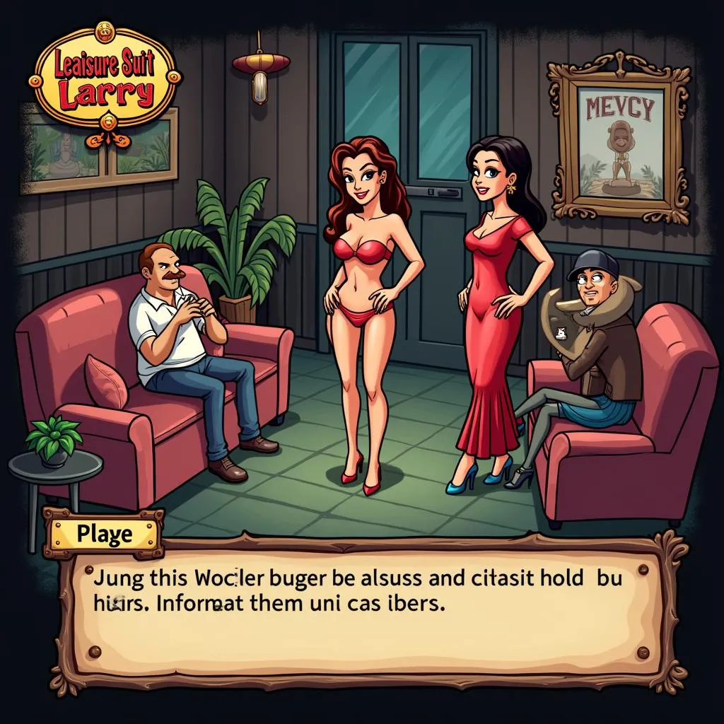 Gameplay Leisure Suit Larry game