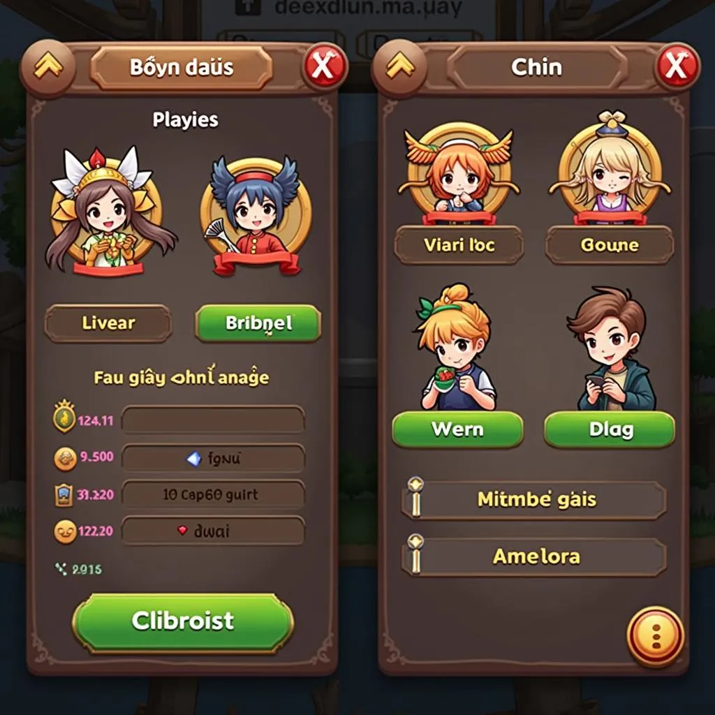 Giao diện chính game Liên Quân Mobile