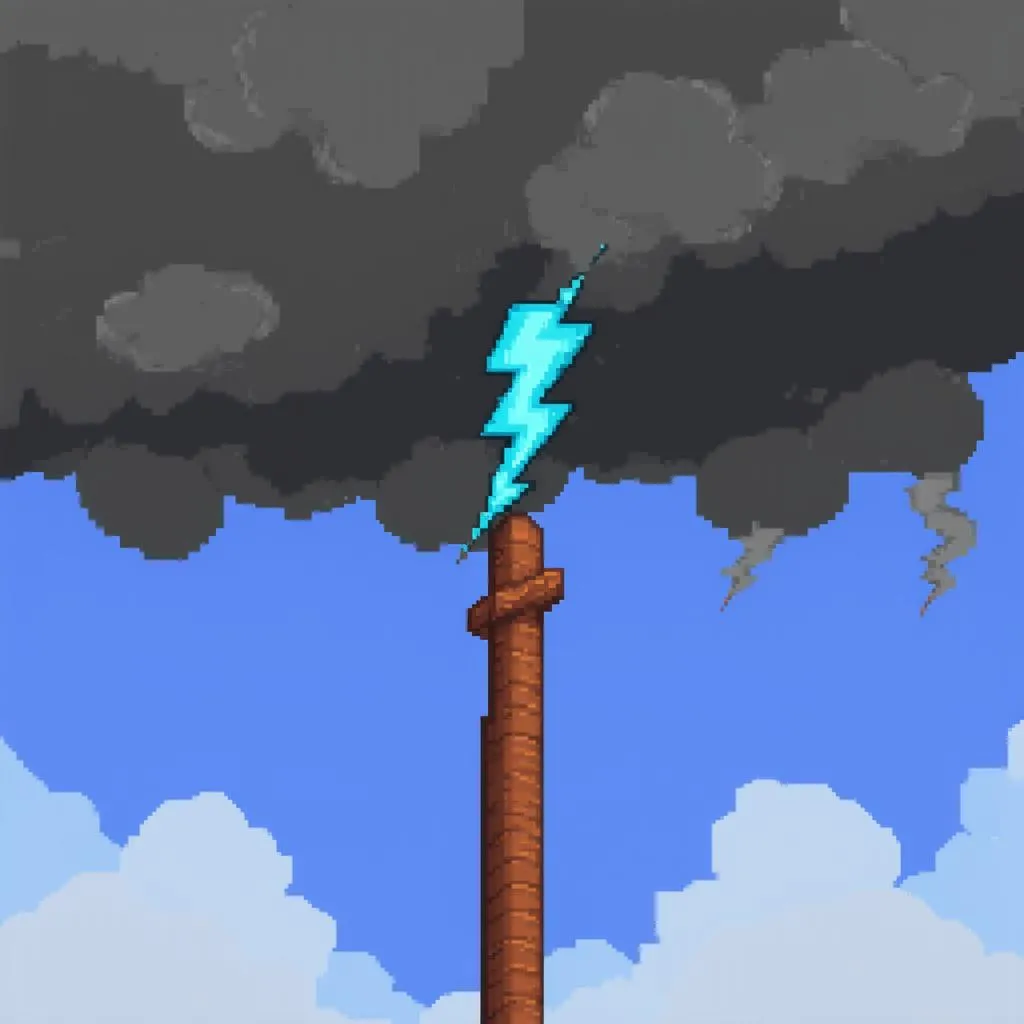 Lightning Rod trong Minecraft