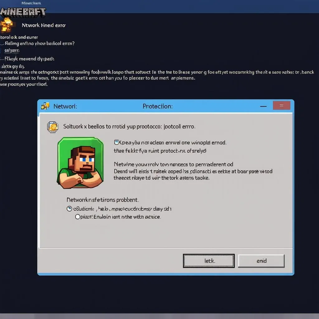 Lỗi Network Protocol Error trong Minecraft: Nguyên nhân, cách khắc phục và những điều cần biết