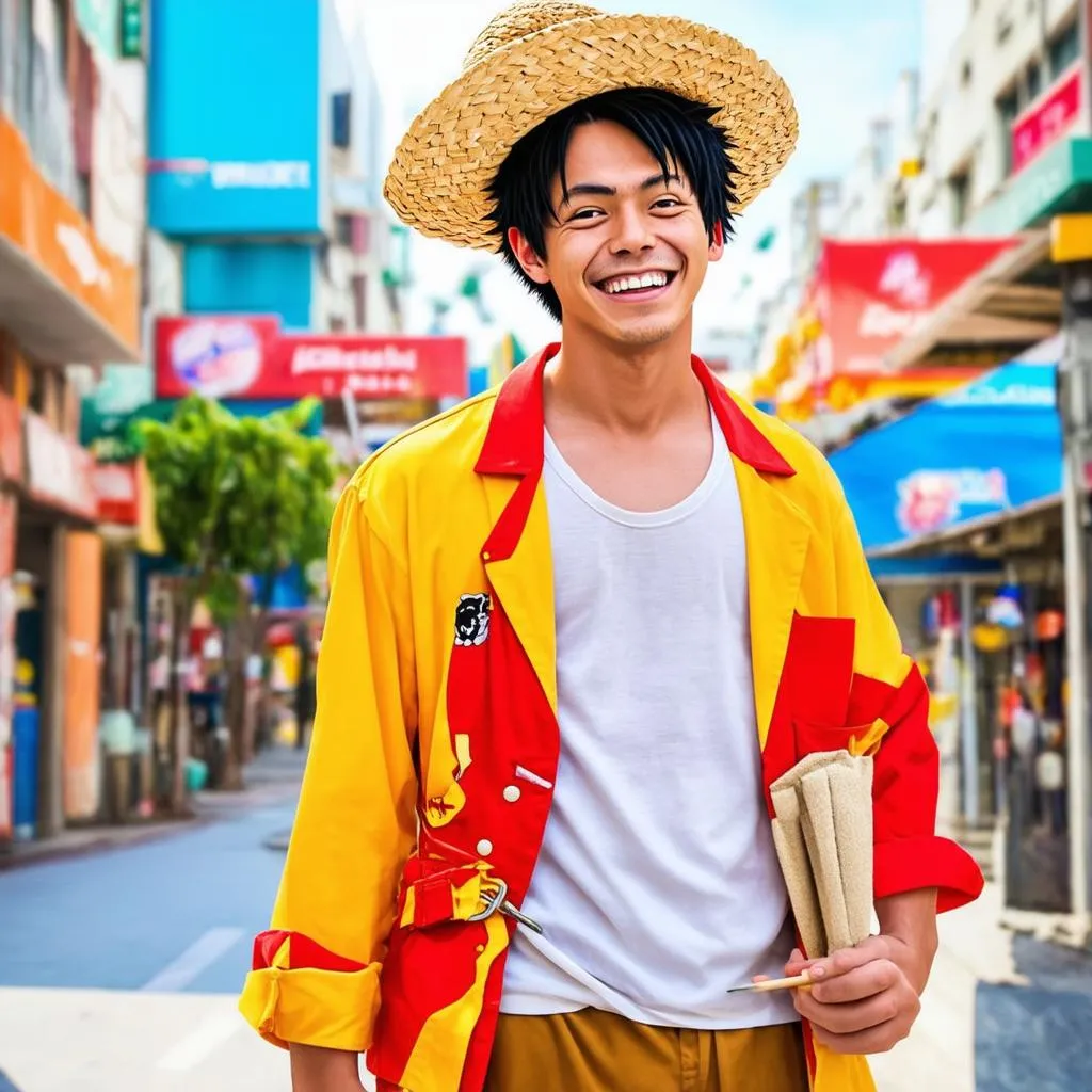 Luffy Costume Cosplay