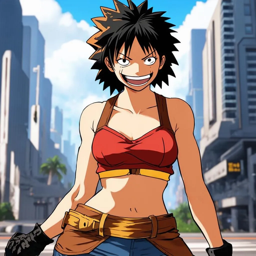 Luffy Costume Gear 4