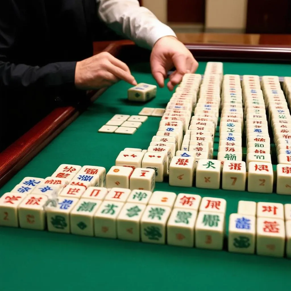 Cách sắp xếp Mahjong Tiles