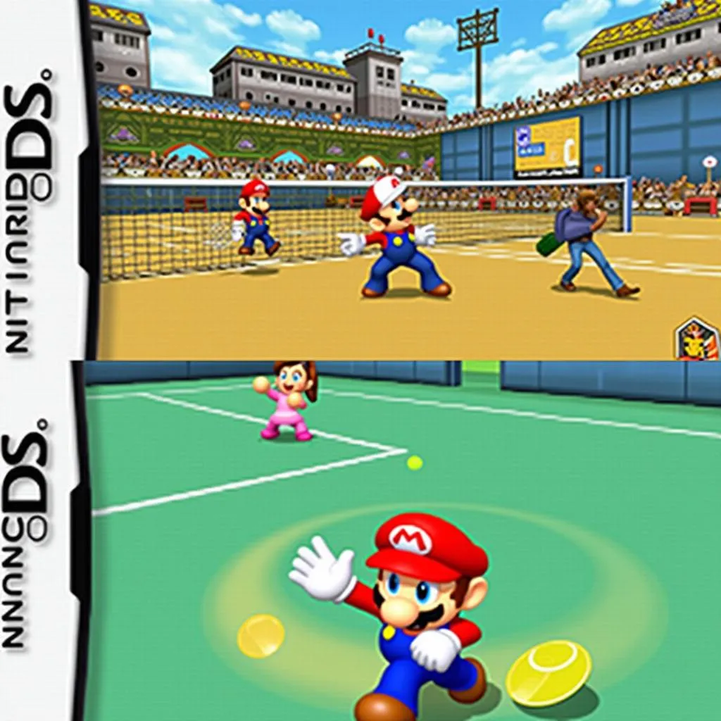 Game Mario Tennis Open trên NDS