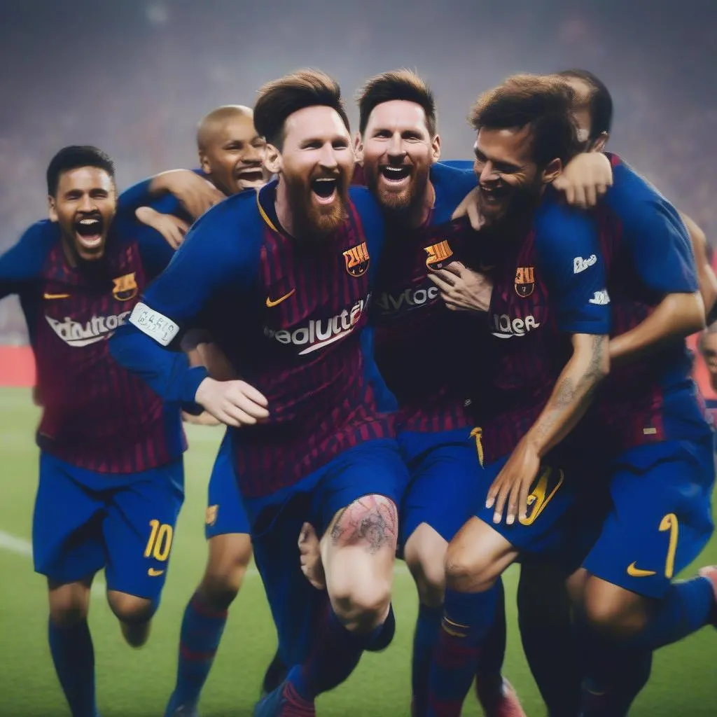 Hình nền Messi ăn mừng