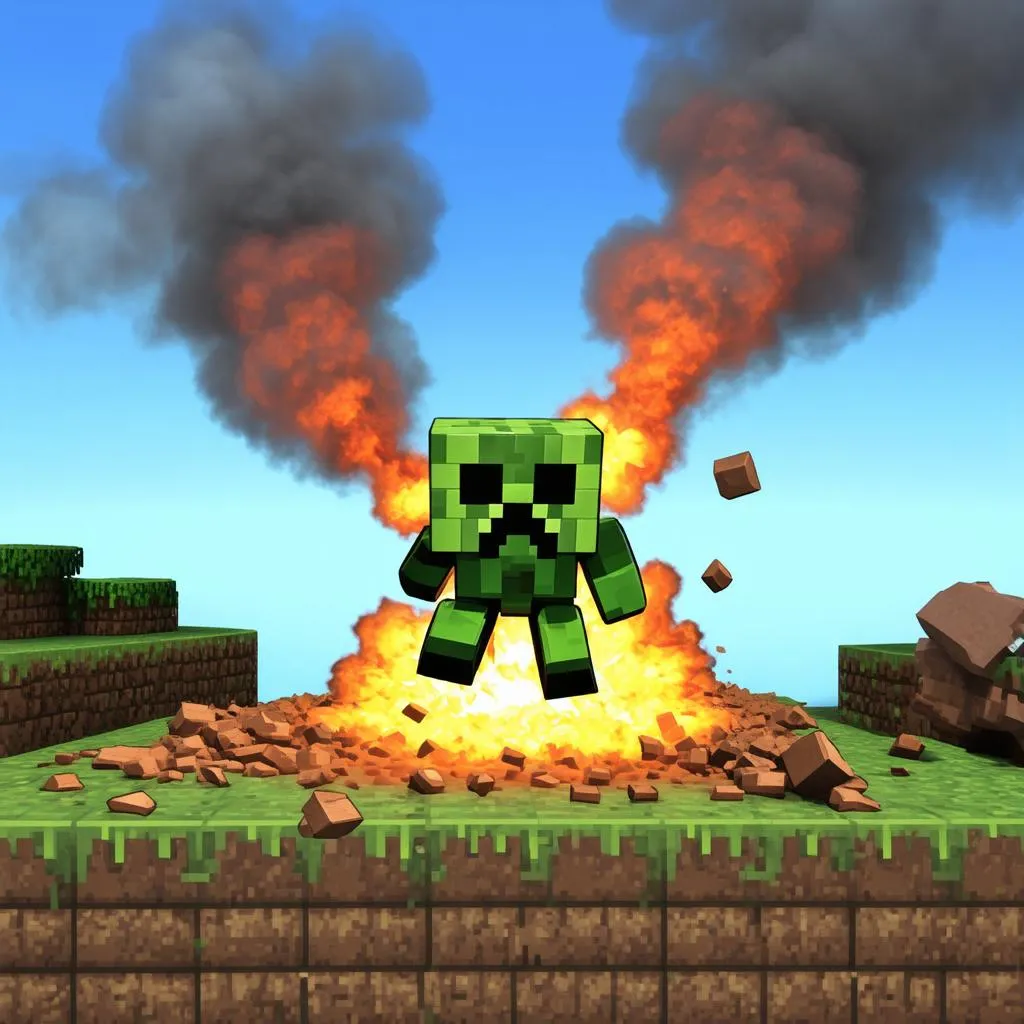 Creeper Bùng Nổ trong Minecraft