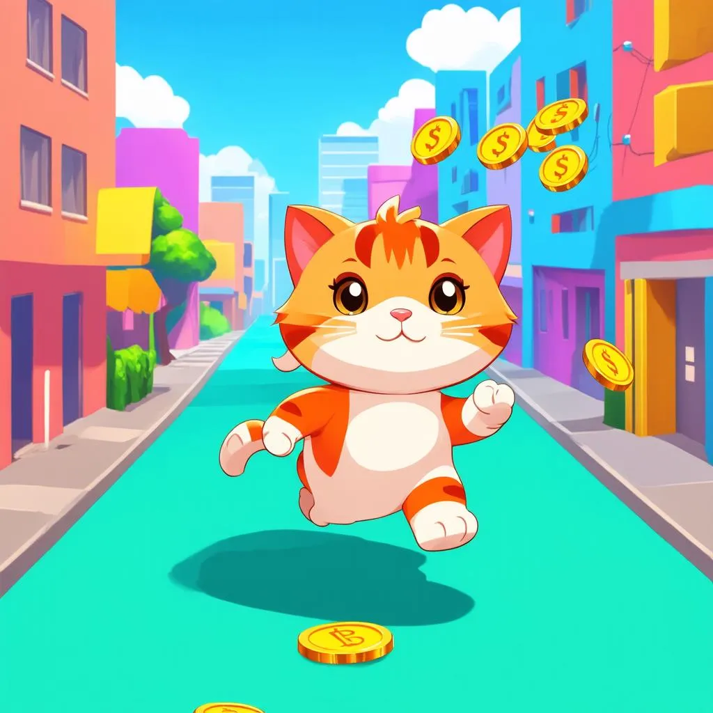 Gameplay của game My Talking Tom Gold Run