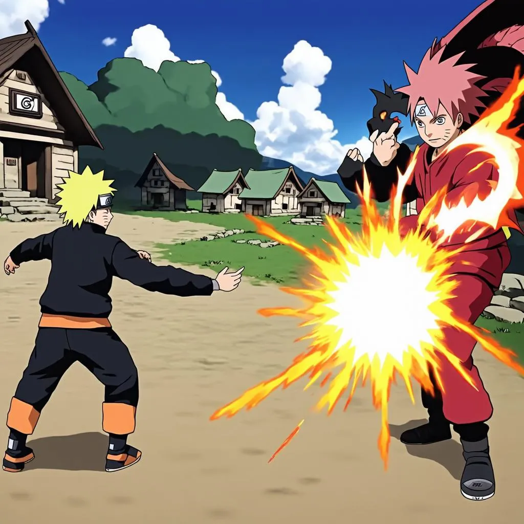 Naruto vs Fairy Tail game screenshot