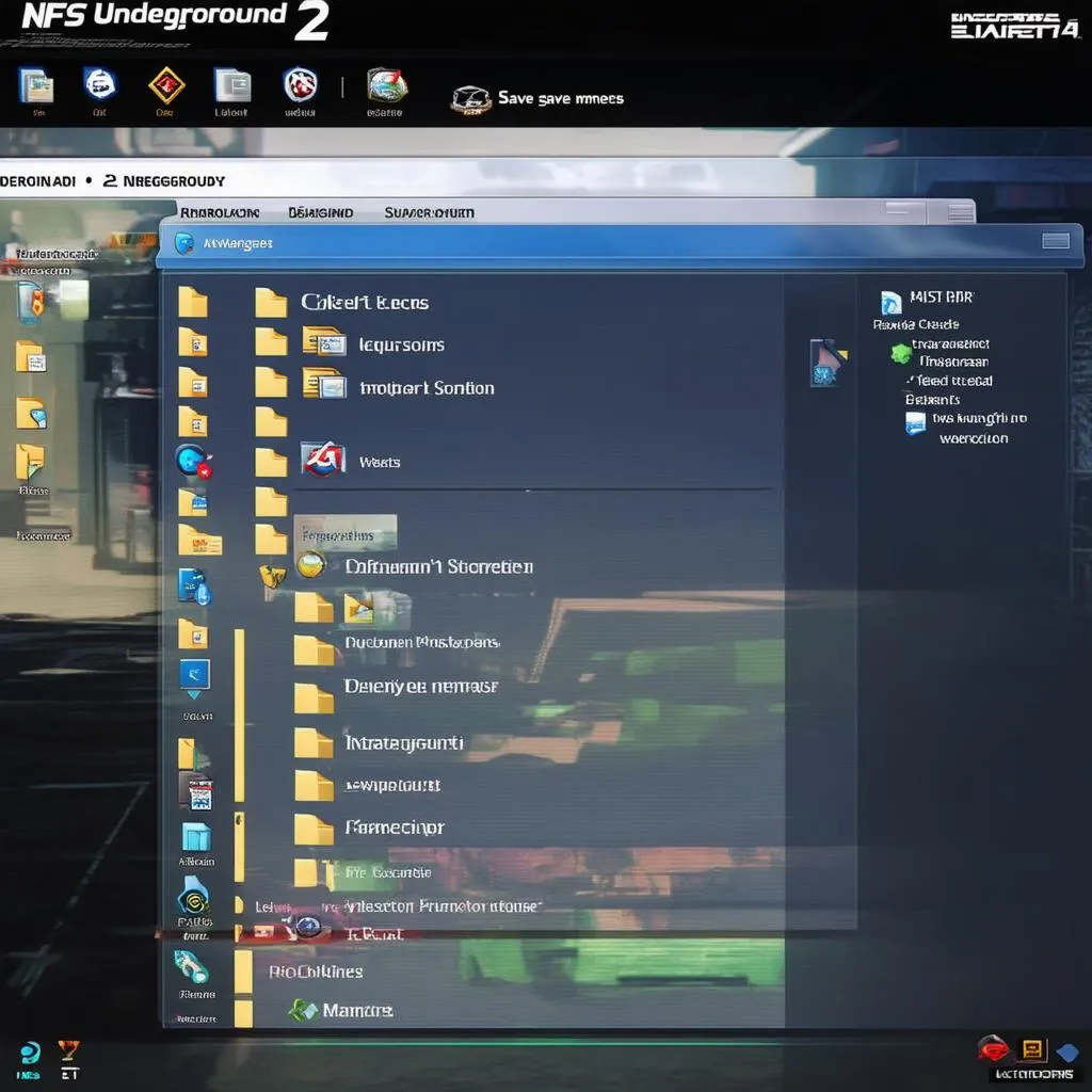 NFS Underground 2 save game location