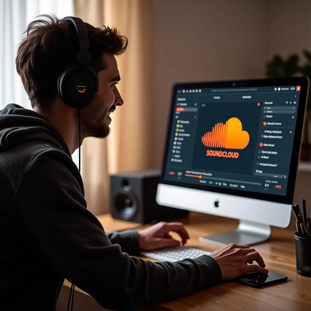 Nghe nhạc SoundCloud trên PC