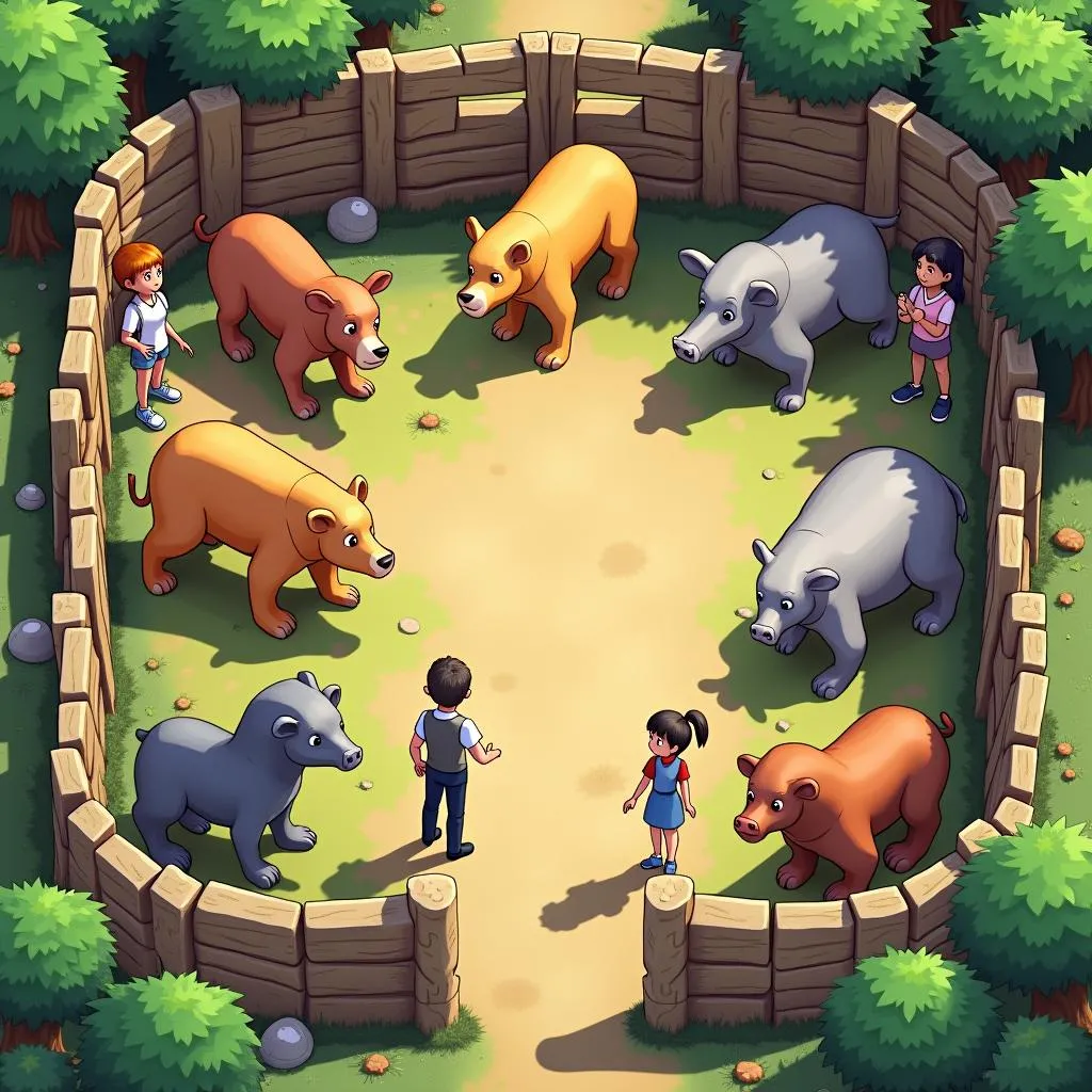 Nuôi thú trong Zoo Game