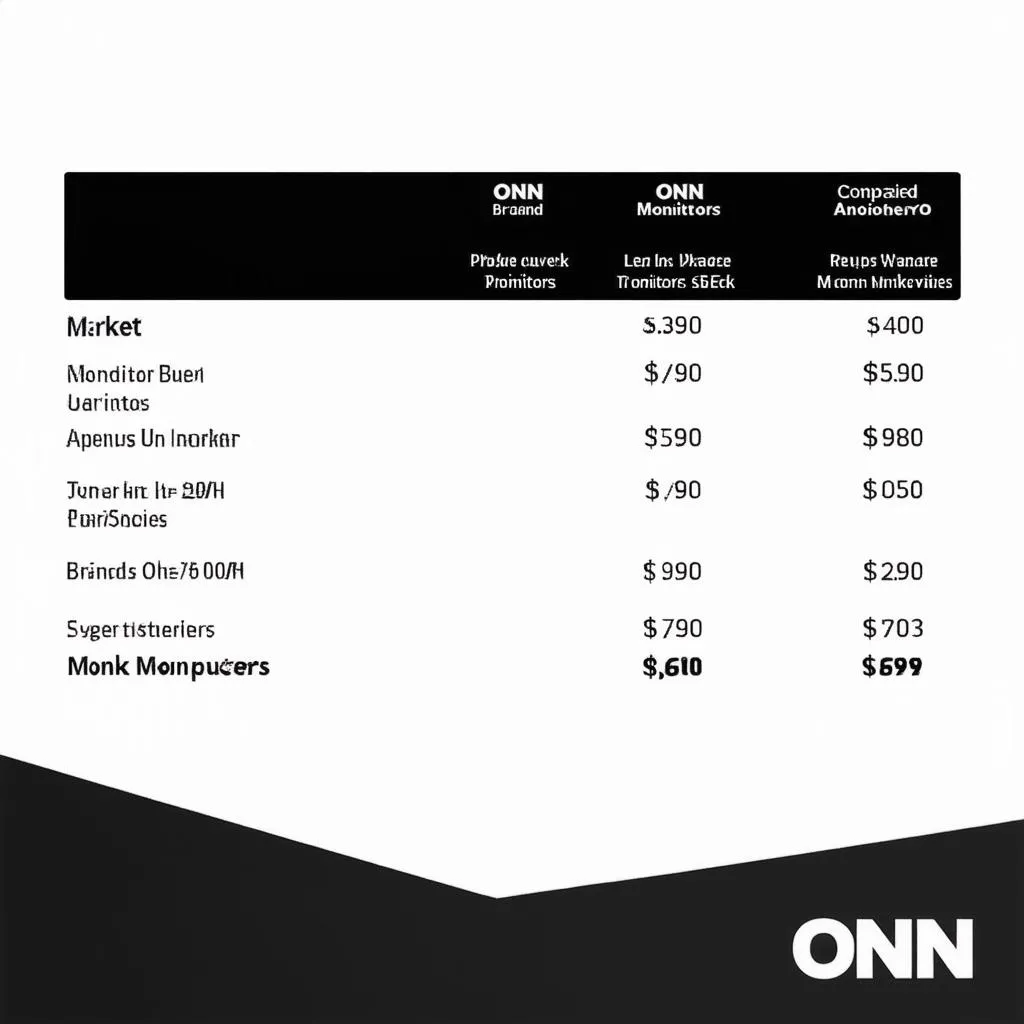 Price of ONN Monitors