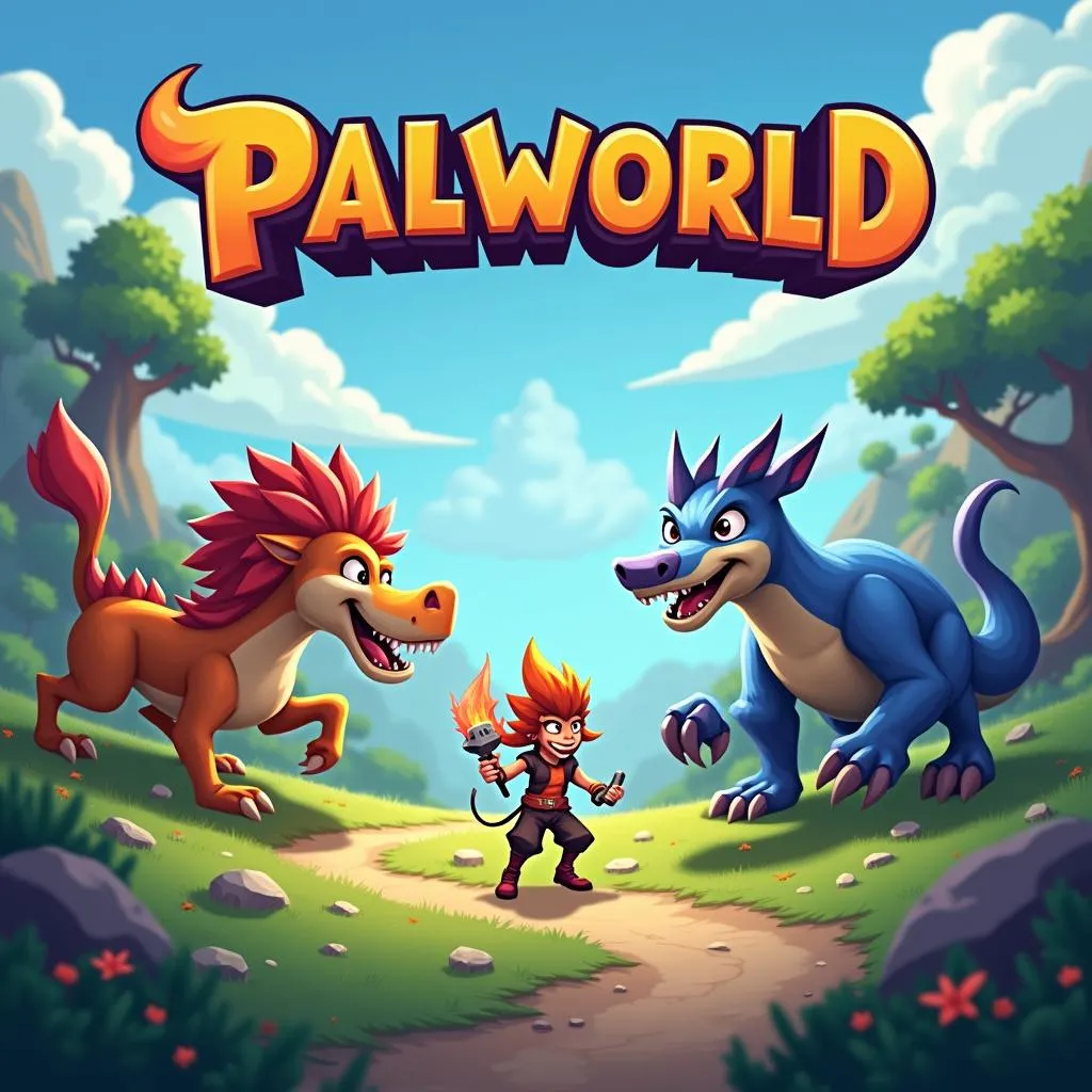 Palworld game sinh tồn thu phục quái thú