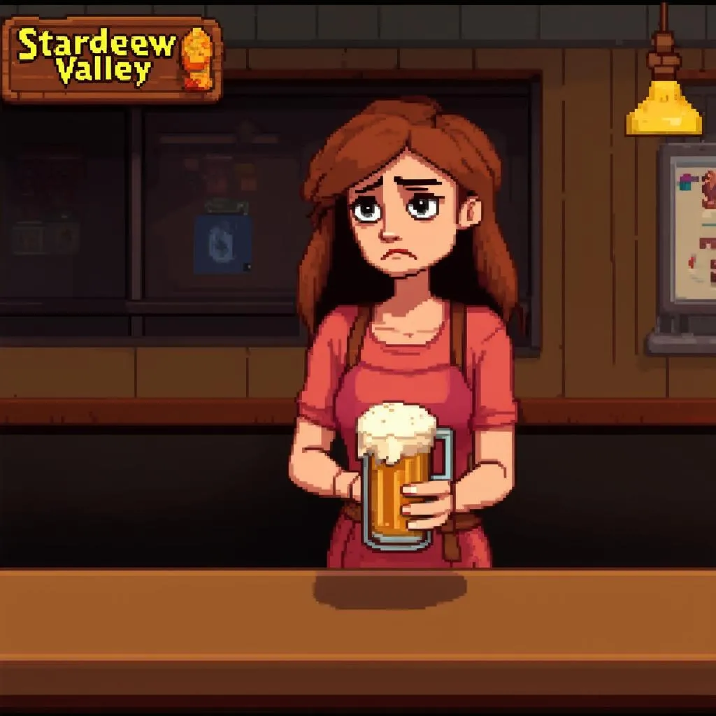 Pam trong Stardew Valley