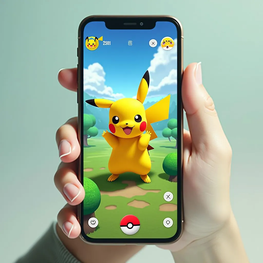 Pikachu 3D điện thoại