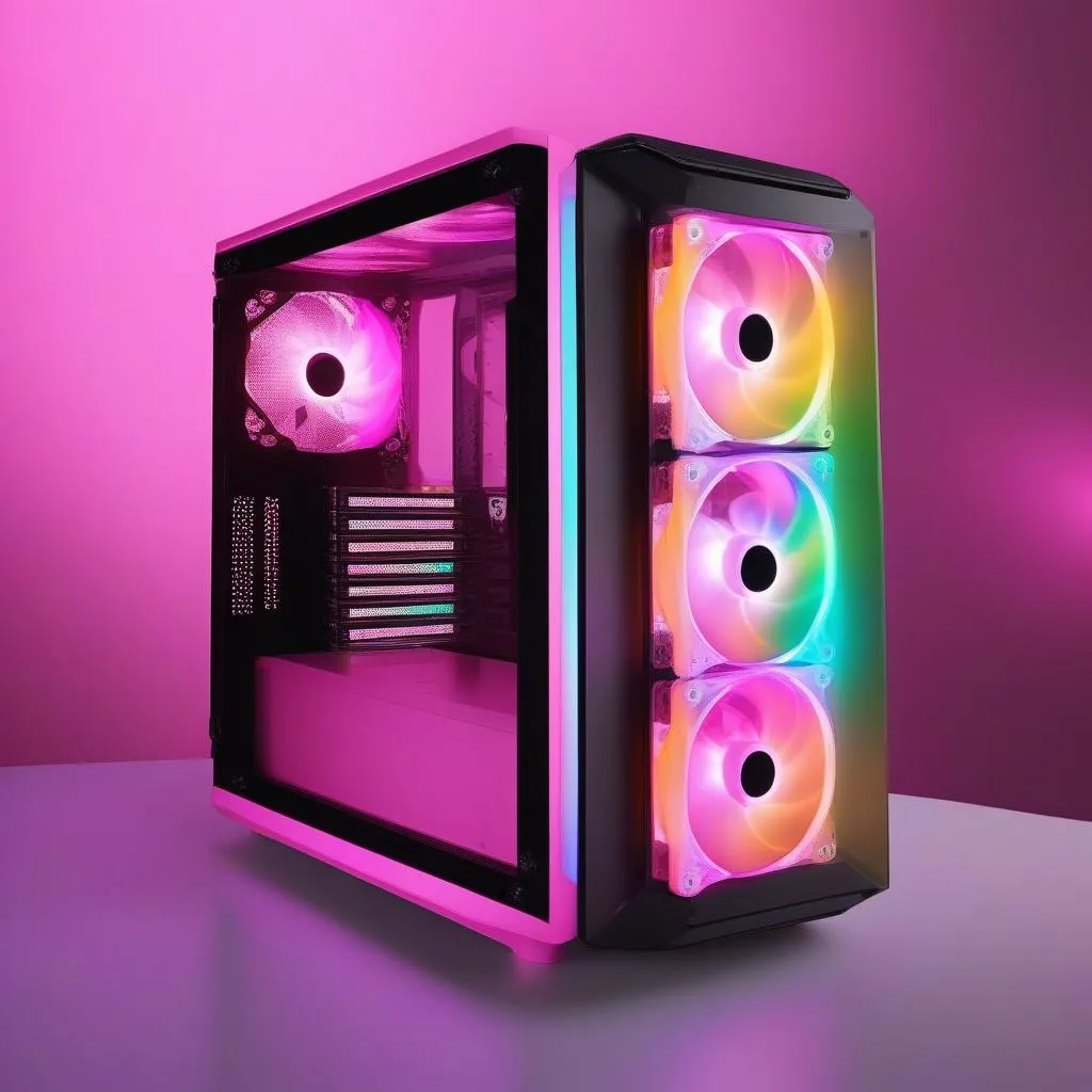 Pink PC Case