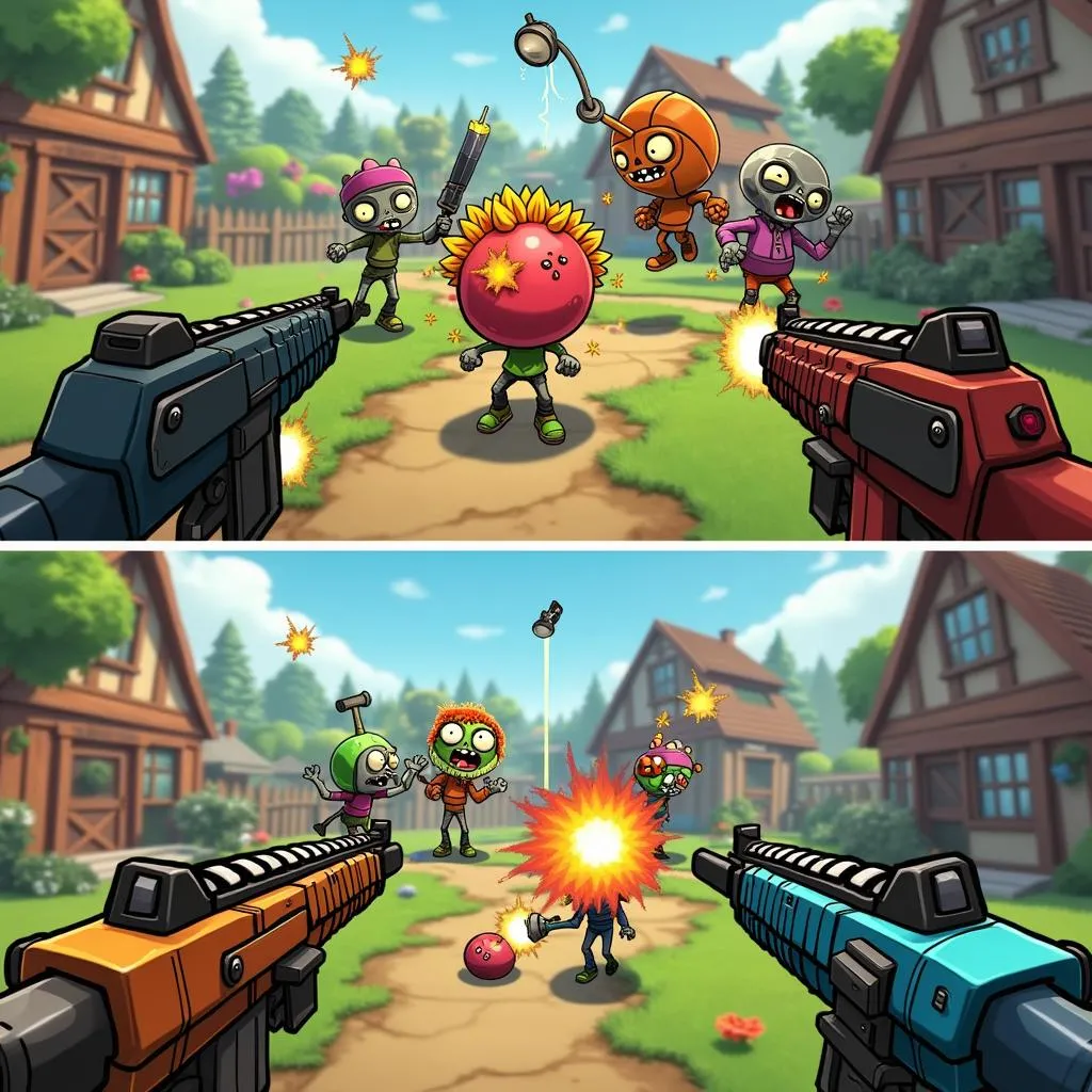 Gameplay Plants vs Zombies Garden Warfare