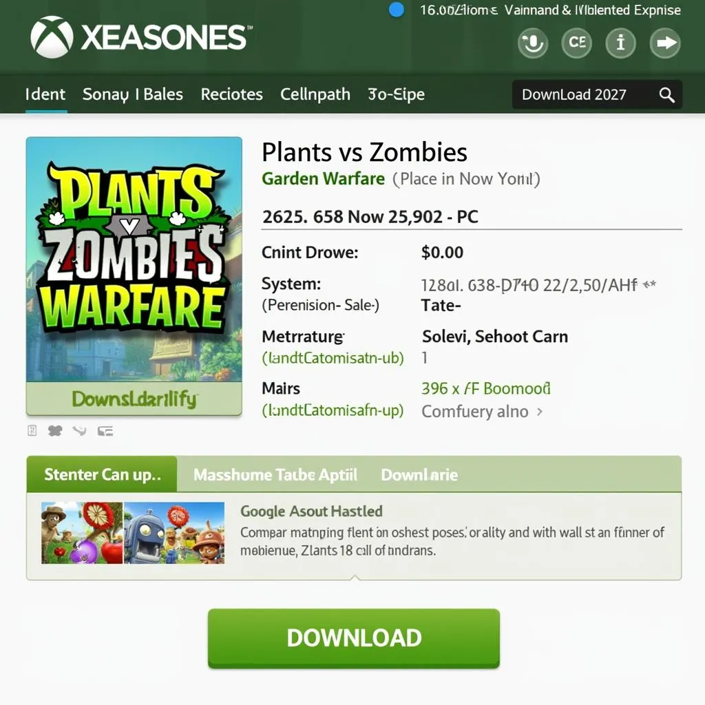 Download Plants vs Zombies Garden Warfare PC