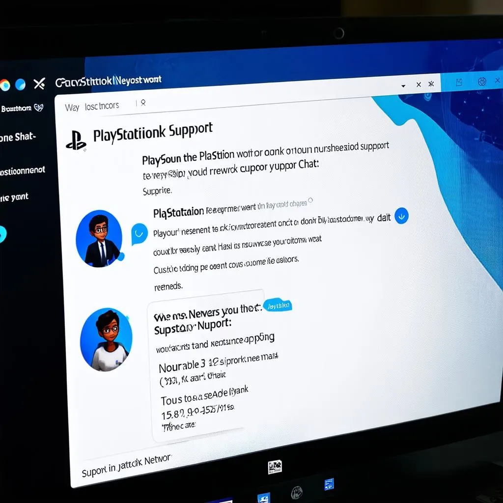 Hỗ trợ mạng lưới PlayStation qua trò chuyện trực tuyến