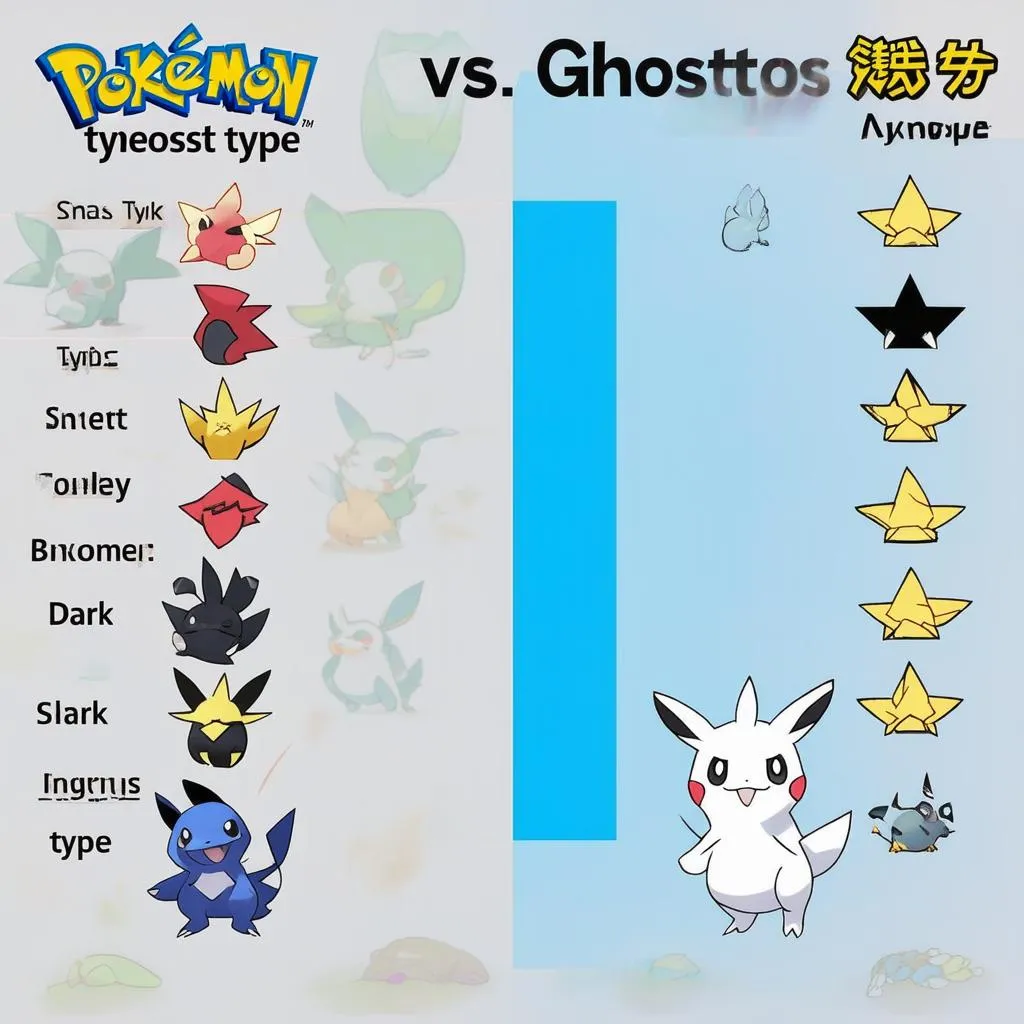 Pokemon type effectiveness chart