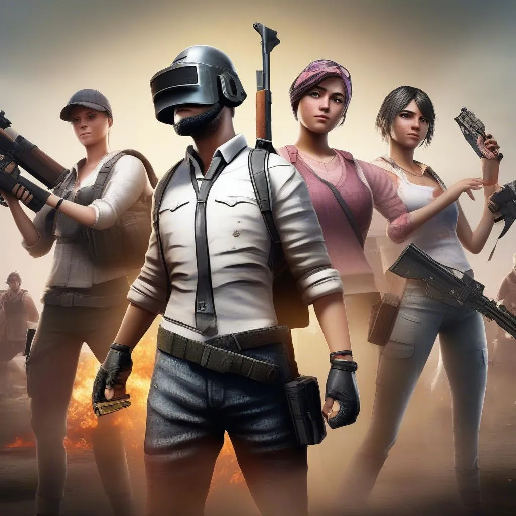 PUBG Wallpaper PC Characters