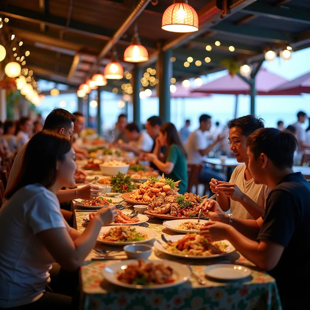 Quán hải sản ở Nha Trang