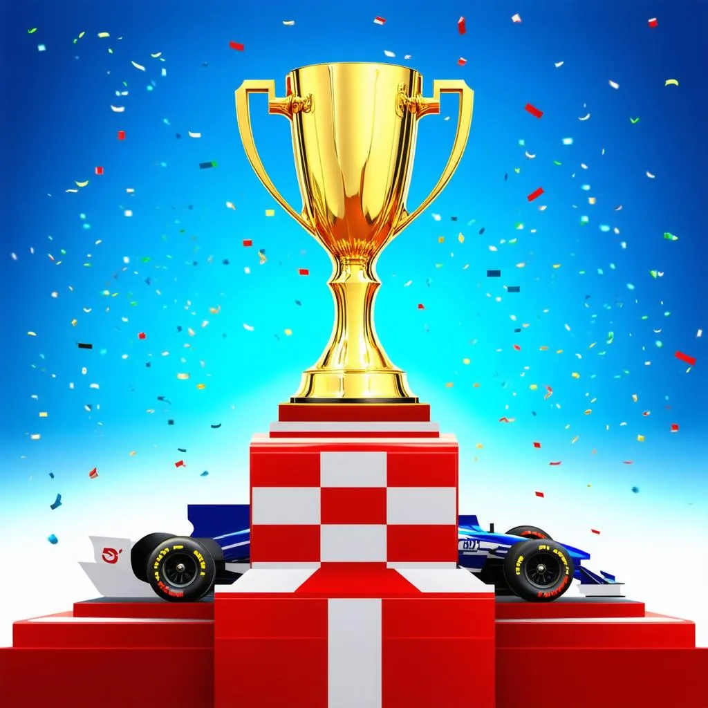 racing car games trophy