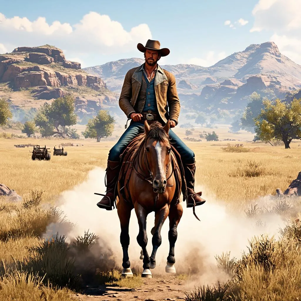 RDR2 gameplay screenshot