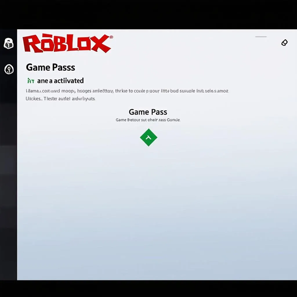 Roblox Game Pass