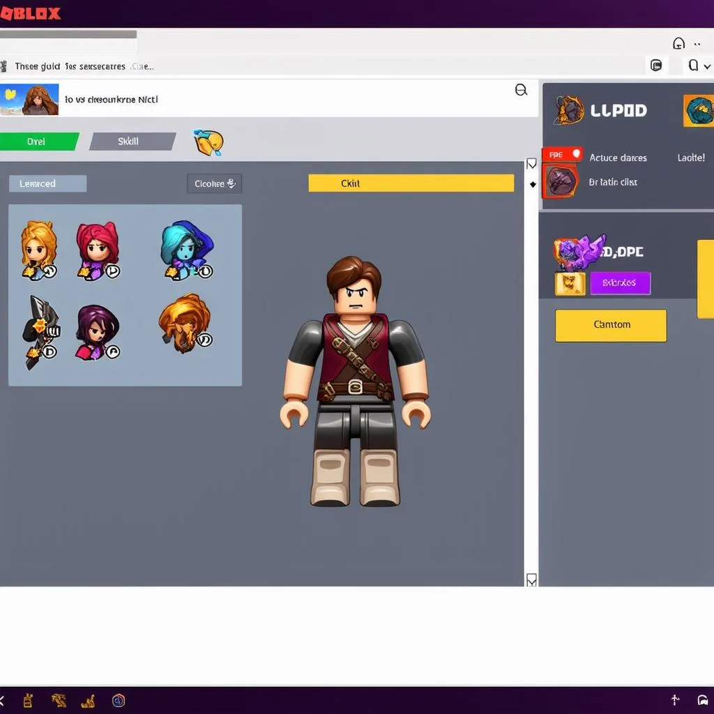 Roblox games nhập vai