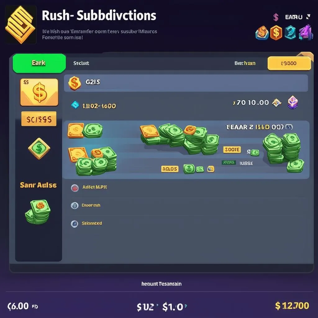 Người chơi game áp dụng rush subdivisions