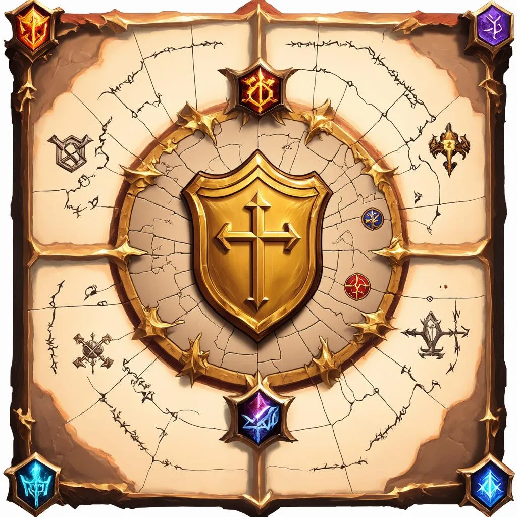 Seraph Shield Puzzle Map